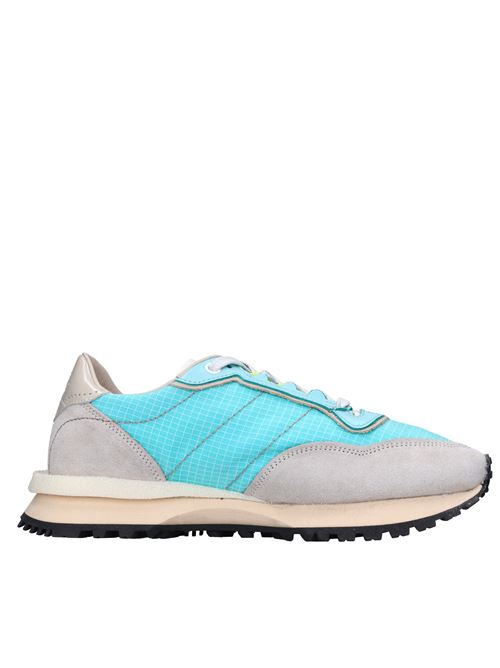 Sneakers in pelle e tessuto HIDNANDER | TENKEI HE1WS400 426AZZURRO-GRIGIO-BEIGE